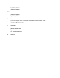 Research Paper Outline Template - Apa, Page 2