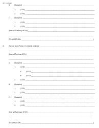 Informative Speech Outline Template - Lined Paper, Page 2