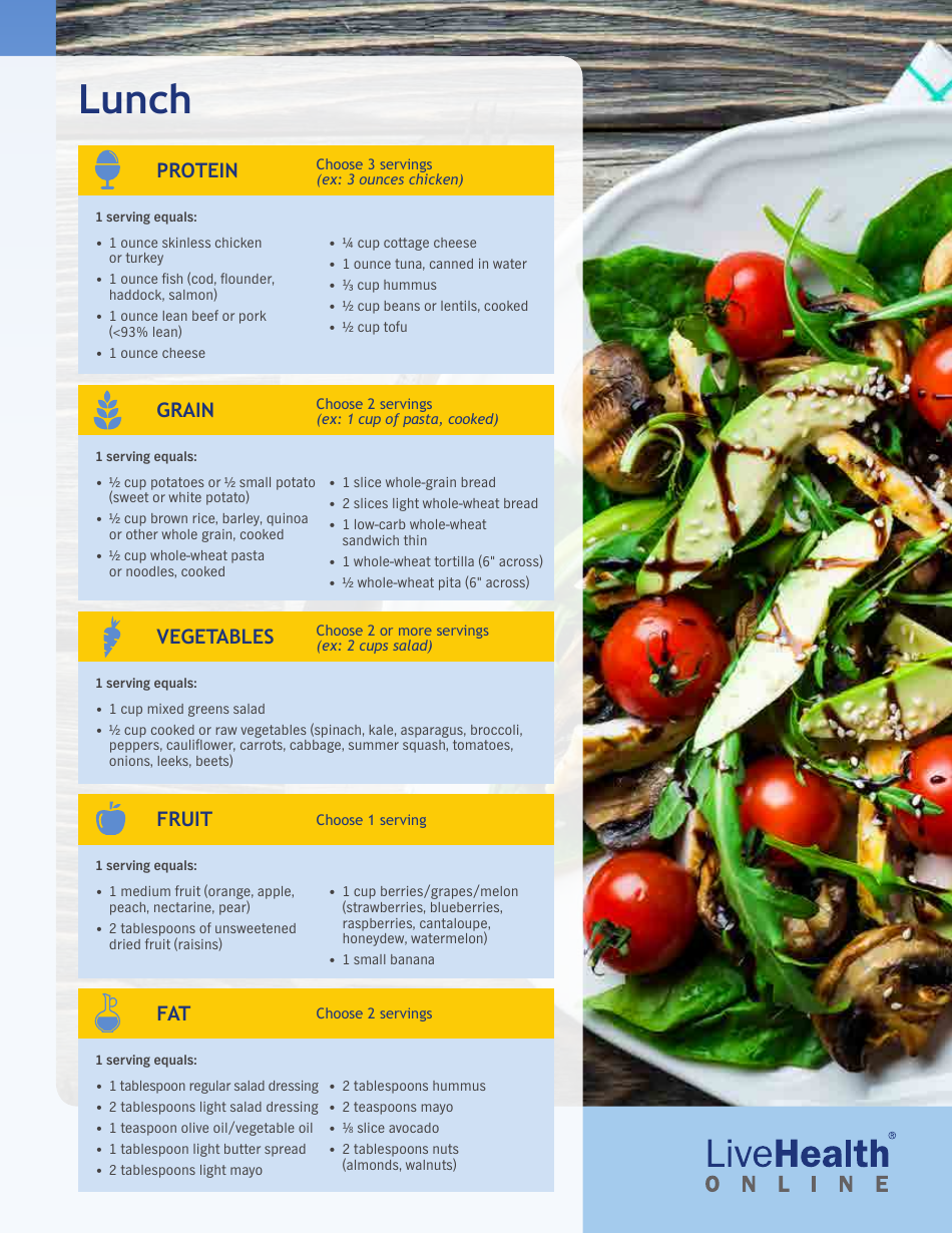1,800 Calorie Meal Plan, Page 3