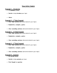 Sample Literary Analysis Essay Outline, Page 3