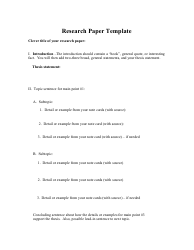 Research Paper Template, Page 2