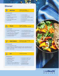 1,500 Calorie Meal Plan, Page 4