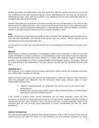 Template for Creating an Informed Consent Form, Page 3