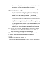 Research Proposal Format Example, Page 2