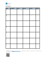 Document preview: Meal Planner Template