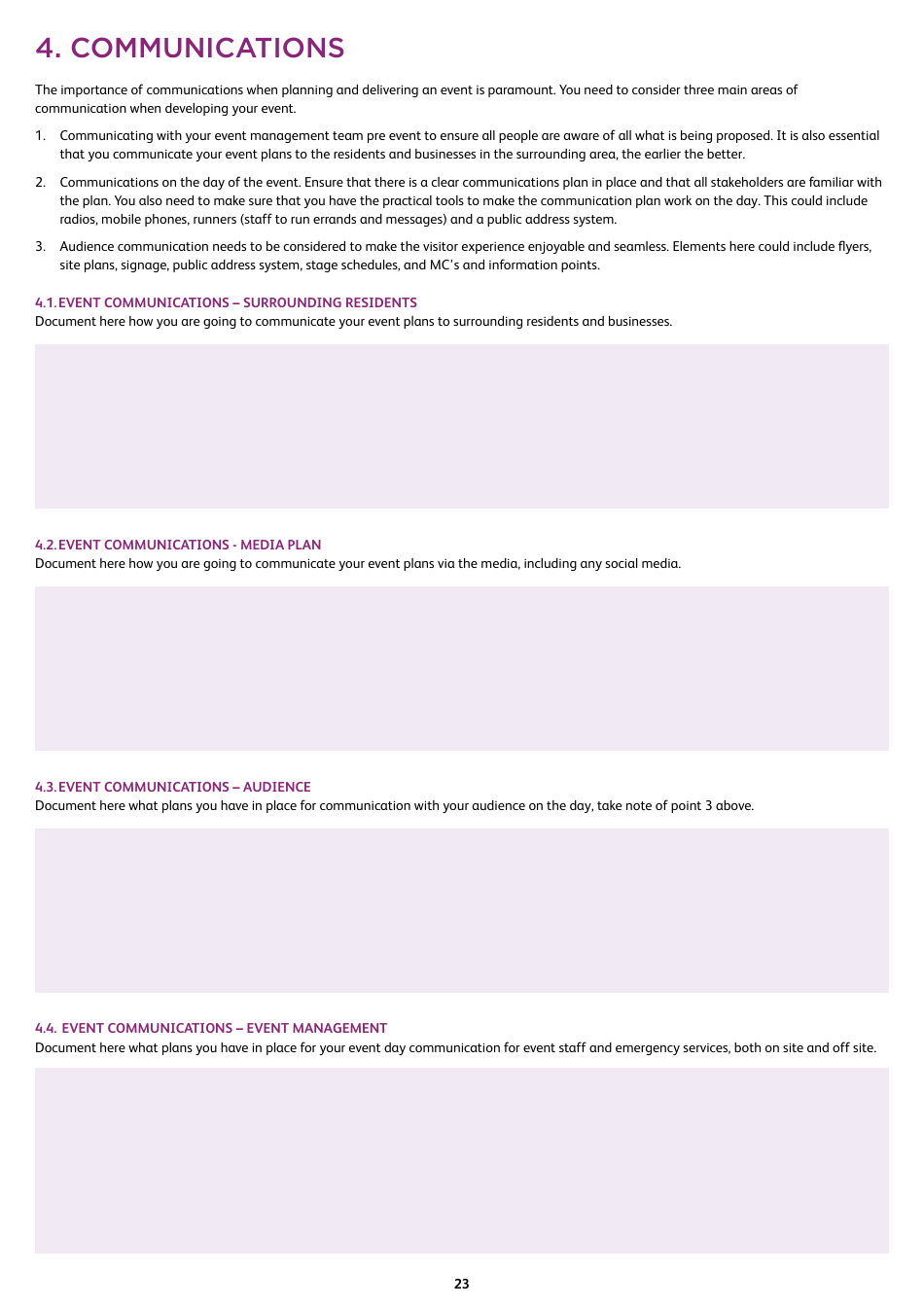 Event Management Plan - Hastings Borough, United Kingdom, Page 23