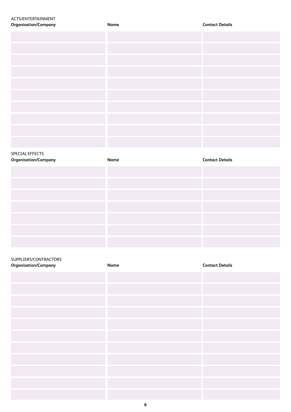 Event Management Plan - Hastings Borough, United Kingdom, Page 6