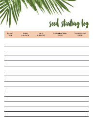 Garden Planner Template - Love, Page 3