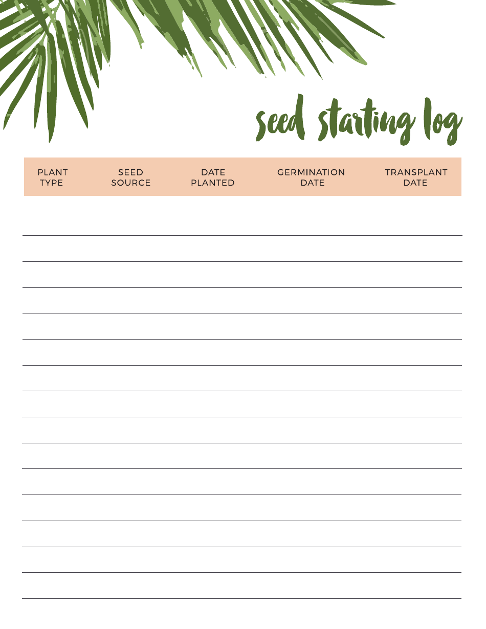 Garden Planner Template - Love, Page 3