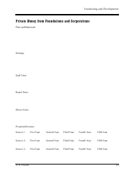Fundraising Plan Template - Development, Page 4