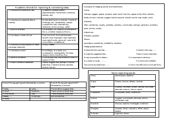 Critical Essay Outline Template - Tables, Page 2
