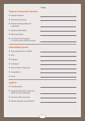 Event Planning Checklist and Tip Sheet - Queensland, Australia, Page 7