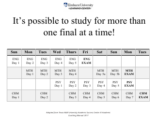 5-day Study Plan, Page 4