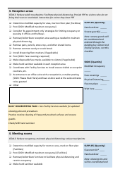 Return to Work Planning Template, Page 3