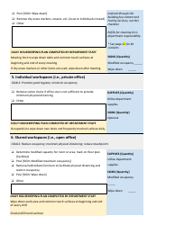 Return to Work Planning Template, Page 4