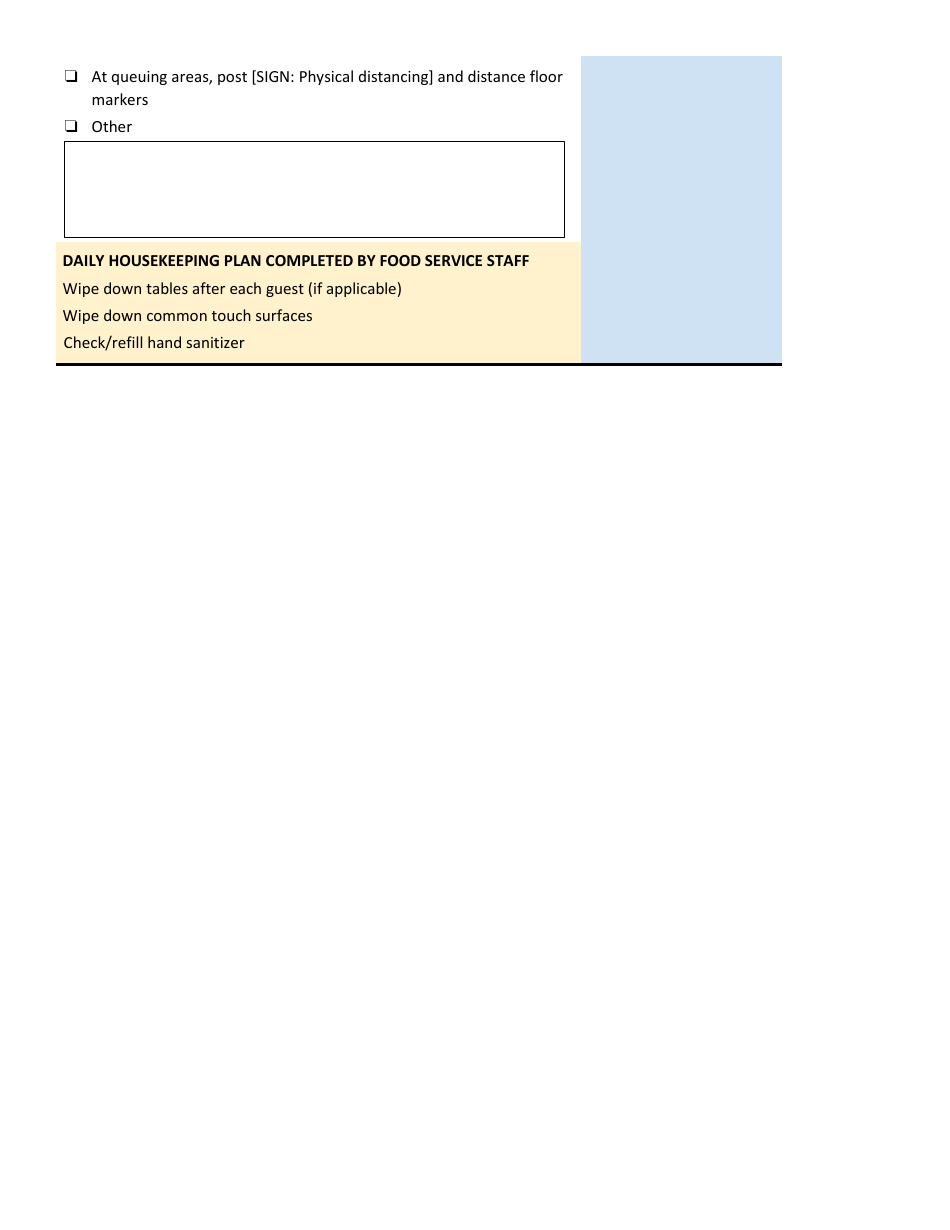 Return to Work Planning Template, Page 8
