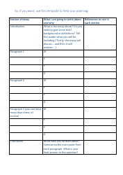 Essay Template, Page 2