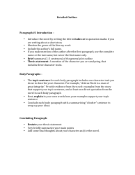 Character Analysis Essay Template, Page 3