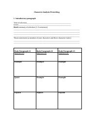 Character Analysis Essay Template, Page 7