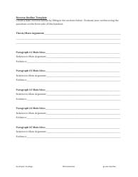 Reverse Outline Template - the History Lab, Page 2