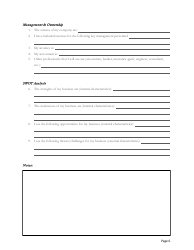 Blank Business Plan Template, Page 8