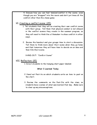 Moving Image Lesson Plan Template, Page 4