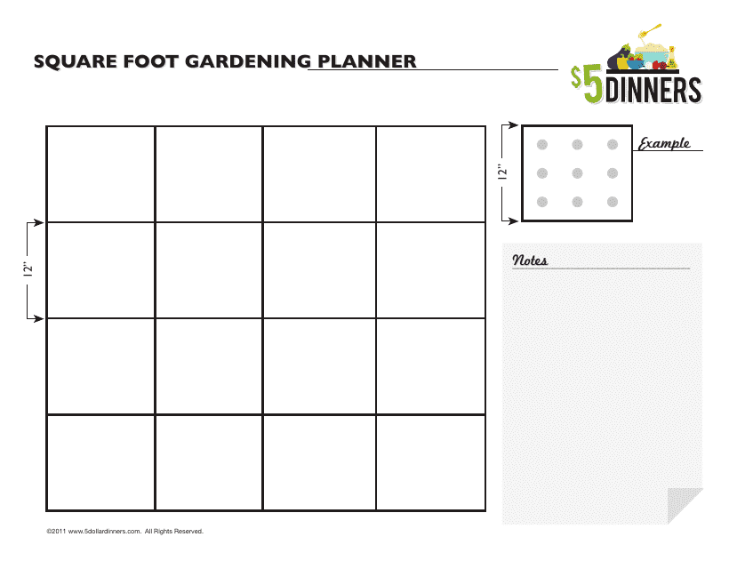 Square Foot Gardening Planner Download Printable PDF Templateroller Square Foot Gardening Planner Download Printable PDF Templateroller
