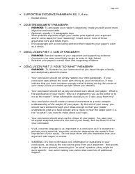 Argumentative Essay Outline Template - Outline Workshop, Page 2
