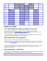 Event Management Plan Template and Guidance Notes - Borough of Enfield, Greater London, United Kingdom, Page 7