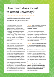 University Budget Planner, Page 6