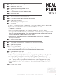 12 Week Meal Plan, Page 10