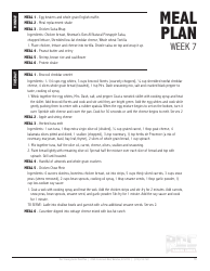 12 Week Meal Plan, Page 16