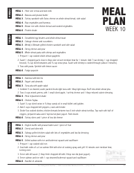 12 Week Meal Plan, Page 25