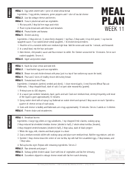 12 Week Meal Plan, Page 27