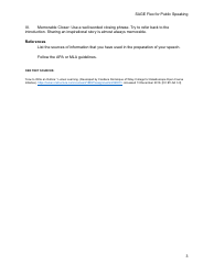 Sage Flex for Public Speaking Speech Outline Template, Page 3