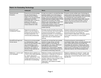 Technology Integration Lesson Plan, Page 4