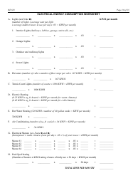 Form RE623 Budget Worksheet - California, Page 10