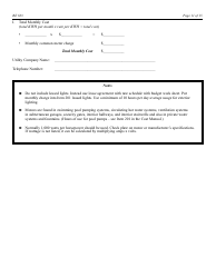 Form RE623 Budget Worksheet - California, Page 11