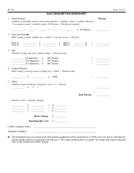 Form RE623 Budget Worksheet - California, Page 12