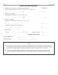 Form RE623 Budget Worksheet - California, Page 13