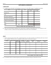 Form RE623 Budget Worksheet - California, Page 15