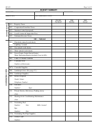 Form RE623 Budget Worksheet - California, Page 3