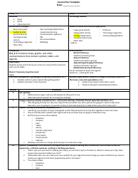 Lesson Plan Template - 2nd Grade