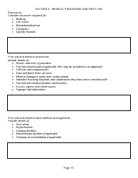 Event Management Plan Template, Page 10