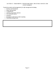Event Management Plan Template, Page 21