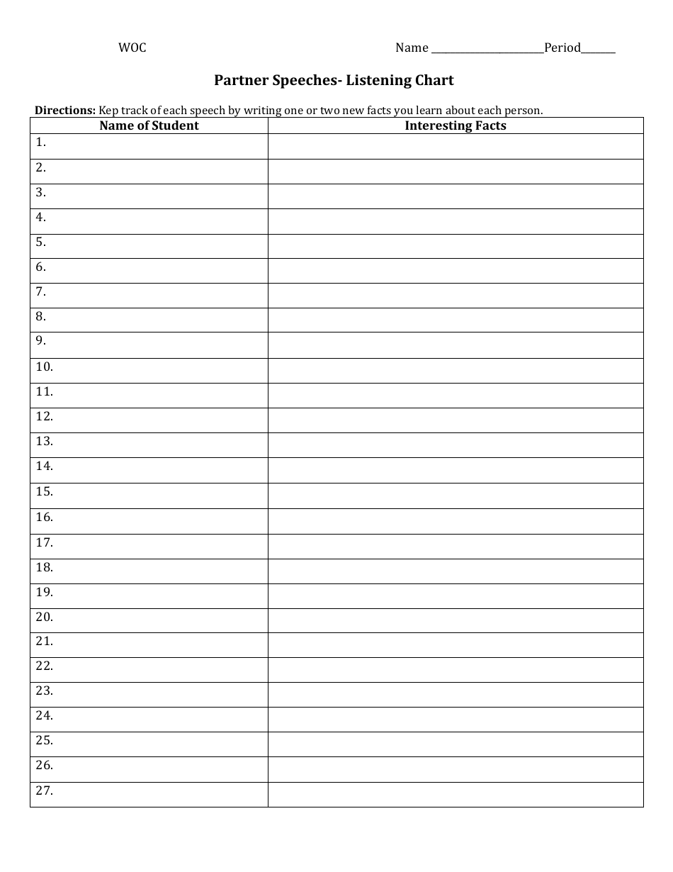 Partner Introduction Speech Outline Template, Page 5