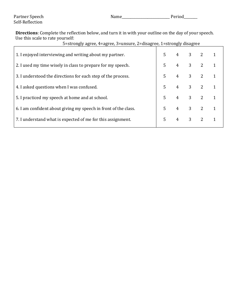 Partner Introduction Speech Outline Template, Page 6