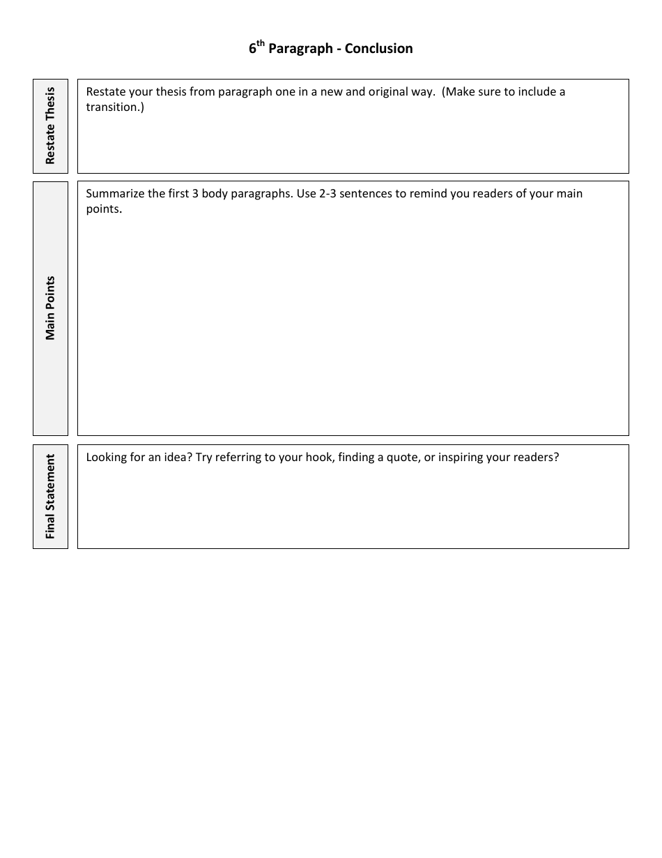 Graphic Organizer For The Argument Essay Download Printable Pdf Templateroller