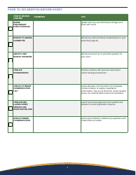 Event Logistics Checklist, Page 4
