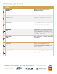 Event Logistics Checklist, Page 8